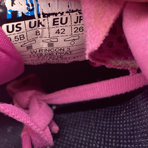 Hoka One One RINCON 3 Women 9.5B PHLOX PINK ATLANTIS Shoes Sneaker 1119396 PPAT - Picture 10 of 11